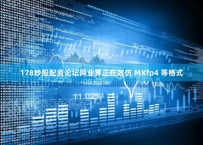 178炒股配资论坛网业界正在效仿 MXfp4 等格式